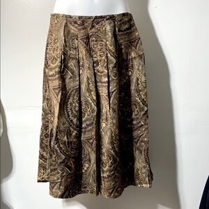 Barry Brocken Silk Skirt